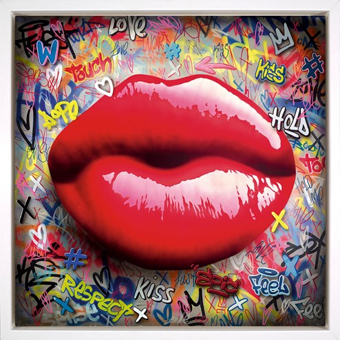 Rebel by Rerun - Framed Embellished Box Canvas
